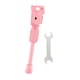 thumbnail image 2 of Pata de cabra para bicicleta para niños, soporte para pie, soporte lateral para bicicleta antideslizante rosa, para ruedas de 16 pulgadas, 2 of 9