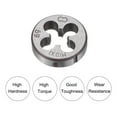 thumbnail image 3 of Uxcell M10 x 1 Threading Die and 30mm (M10-M11) Round Holder Die Stock Wrench Set, 3 of 7