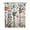Artistic B, variant on Aloha Hawaiian Paradise Shower Curtain - Safari Jungle Island Print, 72x84 Inch Quick-Dry Waterproof Fabric, Hotel Style Bath Drape with 12 Hooks, Nautical Coastal Theme