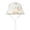 Pink, variant on Krdevn Baby Girls Dotted Print Bow Bucket Hat UPF50+ Chin Strap Adjustable Wide Brim Sun Protection Fisherman Cap Size:one size