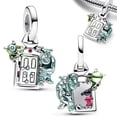 thumbnail image 4 of Pandora Hello Accesorios de plata de ley 925 para mujer, abalorios originales de Disney, monster, zapatos, dijes compatibles con Pandora 925, pulsera artesanal, 4 of 4