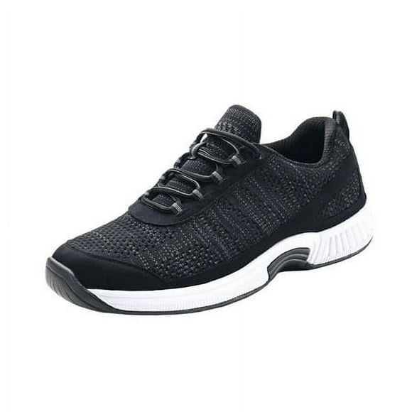 Orthofeet Men s Orthopedic Walking Shoes Lava Black