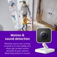 thumbnail image 5 of Cámara interior Roku para seguridad en el hogar - Cámara de seguridad con cable con visión nocturna en color HD de 1080p, compatible con Alexa y Google, detección de movimiento y sonido, sirena incorp, 5 of 5