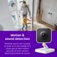 thumbnail image 5 of Cámara interior Roku para seguridad en el hogar - Cámara de seguridad con cable con visión nocturna en color HD de 1080p, compatible con Alexa y Google, detección de movimiento y sonido, sirena incorp, 5 of 5