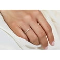 thumbnail image 4 of Art Deco Stackable Baguette Ring with Moissanite Diamond on Solid Gold Setting, 4 of 7