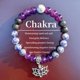 thumbnail image 1 of Pulsera de piedra natural para hombre y mujer con cuentas de cristal de energía positiva y colgante, cordón elástico ajustable para uso diario, 1 of 6