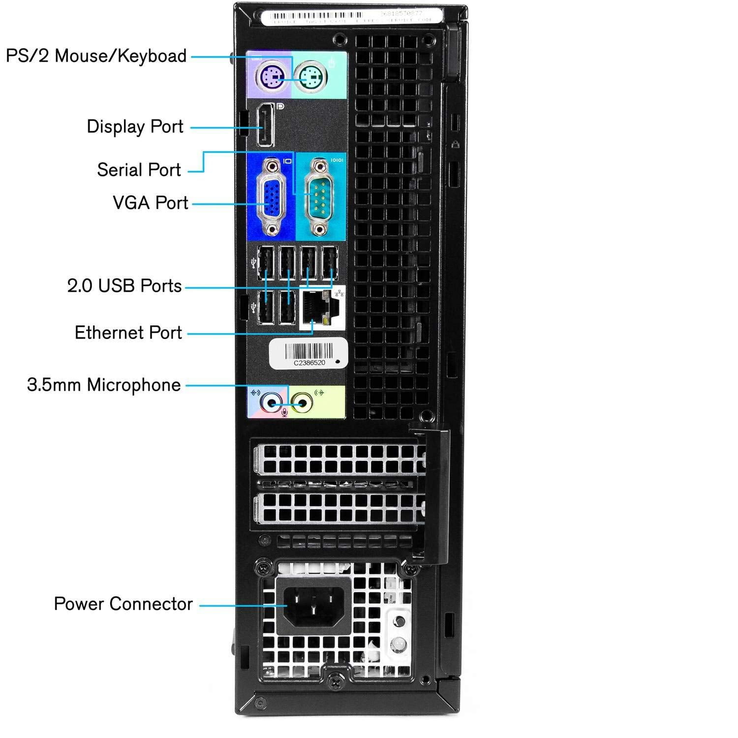 Restored Fast Dell Optiplex 9020 Small Form Business Desktop Mini Tower Computer PC (Intel Core i5-4570, 8GB Ram, 256GB SSD, WIFI, DVD-RW) Win 10 Professional (Refurbished)