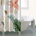 thumbnail image 4 of Pioneer Flower Floral Print Pattern Shower Curtain 36"x72" ,Bathroom Decorative Shower Curtains Set with 12 Hooks,Modern Waterproof Washable Shower Curtain, 4 of 6