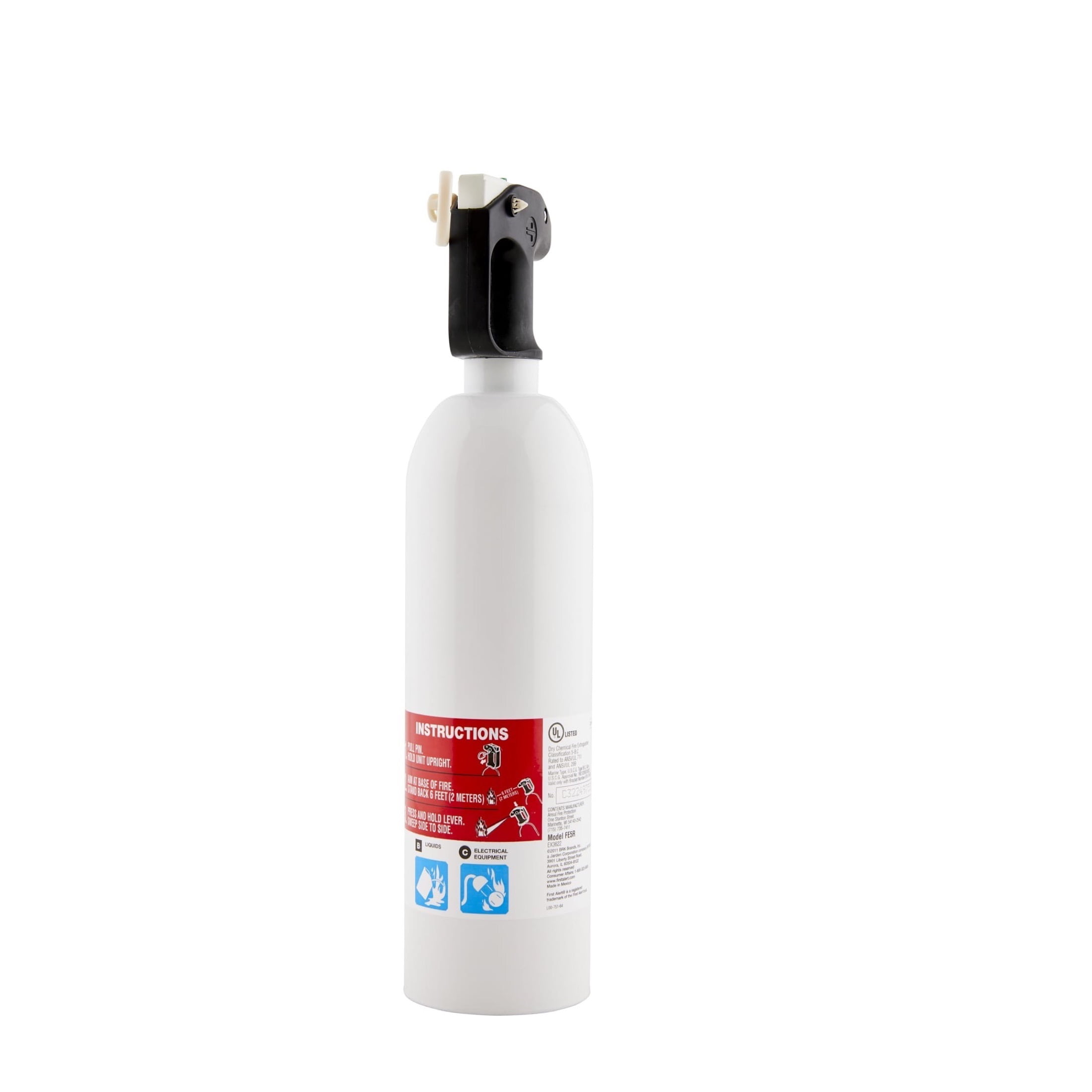 First Alert 8-C Fire Extinguishers, White, 2.8 lb