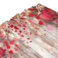 thumbnail image 6 of JOOCAR Happy Valentines Day Shower Curtain Red Falling Hearts Pattern Balloons Spots on Vintage Wood Backdrop Love Bathroom Sets with 12 Hooks,Polyester Fabric 72x72 Inch, 6 of 7