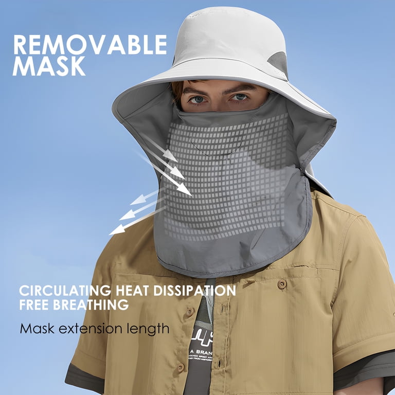REDESS Nylon Sun Hat with Removable Neck Flap photo 7