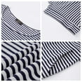thumbnail image 5 of UVN Summer Dresses for Women Striped T Shirt Dress Casual Midi Dress Short Sleeve Sundress with Pockets, 5 of 8