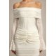 thumbnail image 5 of Vestido Bellabarnetten Falae vestido largo de manga larga con pliegues, 5 of 6