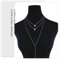 thumbnail image 4 of Fashion Layered Long Necklace Coin Pendant Necklaces Chain Charm Necklace Jewelry For Women And Girls, 4 of 5