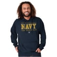thumbnail image 5 of US Navy Logo Team Strength Value Hoodie Sweatshirt Women Men Brisco Brands L, 5 of 6