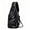Black, variant on Tanyzvel Vintage PU Leather Sling Crossbody Backpack with USB Charging Port, Unisex Chest Bag for Men Women Travel Camping Hiking Holiday Gift