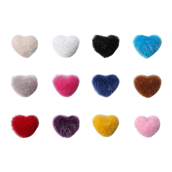 12pcs Magnetic Fuzzy Ball Nail Art Decorations DIY Plush Ball Accents