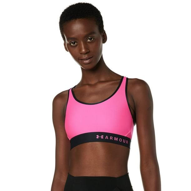 UNDER ARMOUR WOMEN'S MID KEYHOLE SPORTS BRA GYM TRAINING FITNESS