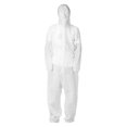 thumbnail image 2 of Traje de protección, ropa de trabajo desechable de seguridad, batas de trabajo completas con capucha y puños elásticos, tallas L a XL. L, 2 of 9