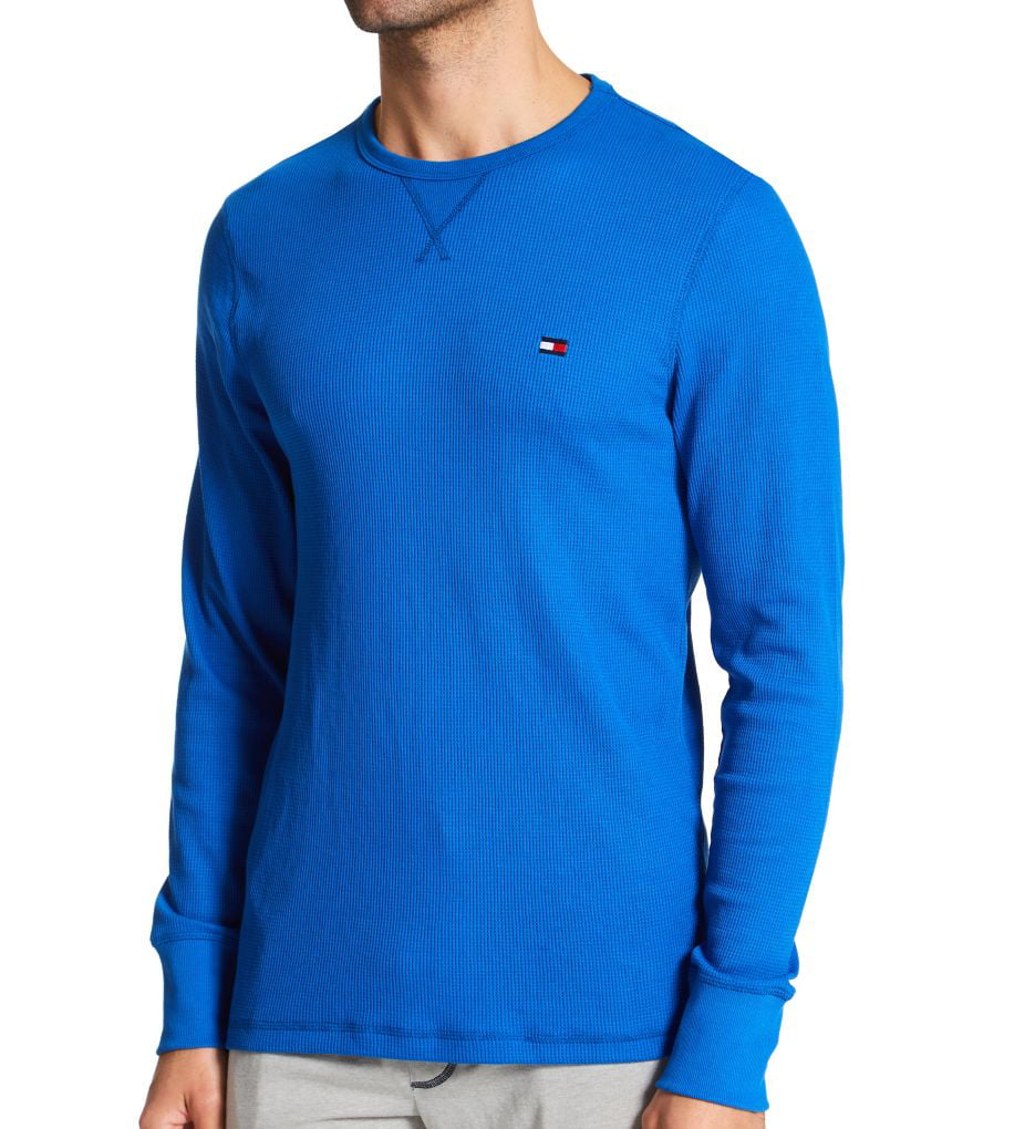 Tommy Hilfiger Mens Thermal Long Sleeve Crew Neck Shirt 
