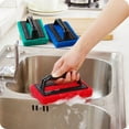 thumbnail image 2 of WZXPWT Double-Sided Food-Grade Cleaning Brush, Antibacterial Kitchen Scrubber - Non-Scratch Dishwashing Brush with 2500+ Fibers for Sink/Counter/Shower & Multi-Surface Use(Red), 2 of 8