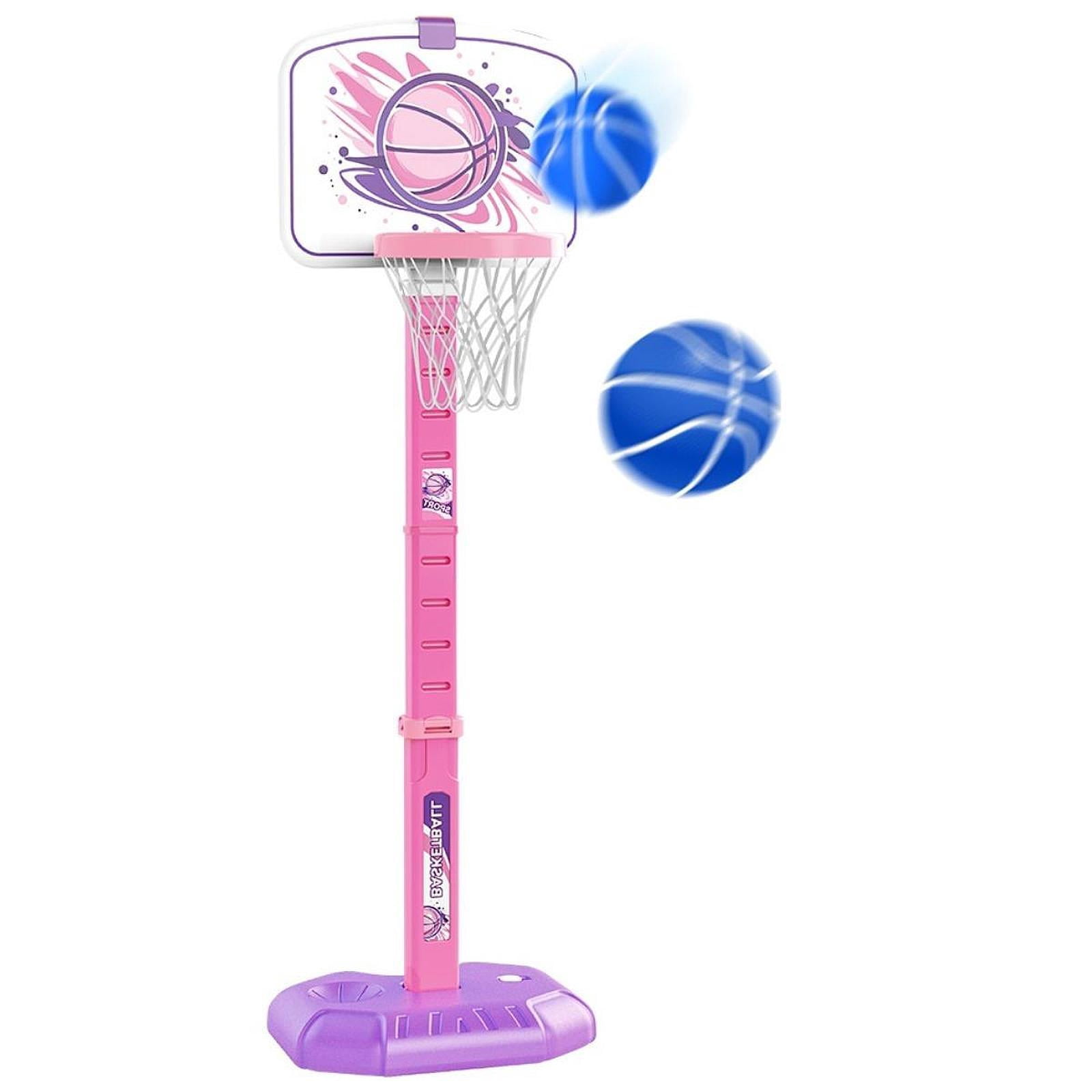 GARENDE Basketball Hoop for Kids Competition Gifts Family Game Mini Basketball Stand Pink