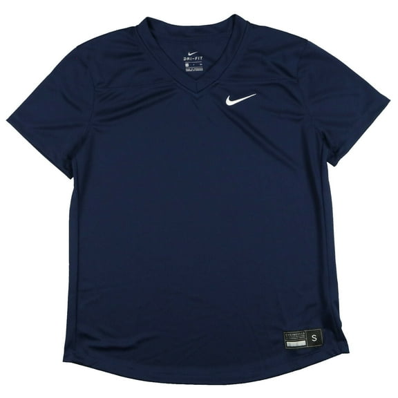 Nike Women's Team Vapor V-Neck Soccer Jersey Shirt Small Navy Blue