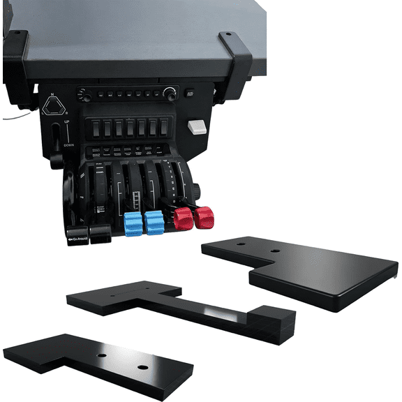 Under Desk Mount Compatible with Honeycomb Alpha and Bravo, Cockpit Yoke Mounting System for Home Gaming Setup, Flight Simulator Accessories