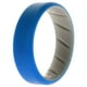 thumbnail image 1 of Anillo de boda de silicona BR con borde de 8 mm - Gris-azul de ROQ para hombre - Anillo de 13 mm, 1 of 1