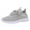 L-Grey, variant on Rinsvye Solid Women's Lace-Up Platform Sneaker Sandals for Women Chunky Color Large Size Flying internationalist Women Sneaker Knitted Women's