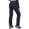 thumbnail image 3 of Moosehill Womens Snow Ski Pants Fleece Lined Winter Hiking Outdoor Water Resistant Windproof Navy XL, 3 of 7