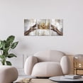 thumbnail image 4 of Gold Crown Painting King and Queen Crown African American Wall Art Framed Canvas Print Living Room Bedroom Home Office Wall Decor 12"x16"x3 Pieces, 4 of 6