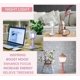 thumbnail image 2 of Small Table Lamp for Bedroom, End Table Lamp for Nightstand, 2 of 4