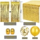 thumbnail image 4 of Juego de cintas de látex para decoración de globos con lentejuelas, 25 piezas para banquete de boda, dorado Sweethay HA6752-02B, 4 of 6