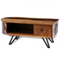 thumbnail image 2 of vidaXL Table Basse avec Pieds en Épingle en Bois Récupéré Massif, 2 of 5