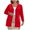 Red, variant on HCYSFG Womens 3/4 Sleeve Cardigan Open Front Draped Neck Loose Fit Lightweight Sweater Everyday Layering Cover Up Tops