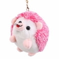 thumbnail image 4 of Birthday Gifts Cartoon Ornament Hedgehog Animal Key Chain Animal Plush Toy Plush Keychain Stuffed Toys Plush Dolls BLUE, 4 of 8