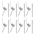 thumbnail image 1 of IDEANATEGRATE 8Ud Resortes De Inoxidable Para Clips De Resistencia Y Fijación En Plata, 1 of 8