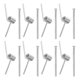 thumbnail image 1 of IDEANATEGRATE 8Ud Resortes De Inoxidable Para Clips De Resistencia Y Fijación En Plata, 1 of 8