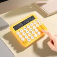 thumbnail image 3 of Riguas Mechanical Calculator 12-digit with Large LCD Display Convenient Precise Big Round Button Key Calculator, 3 of 7