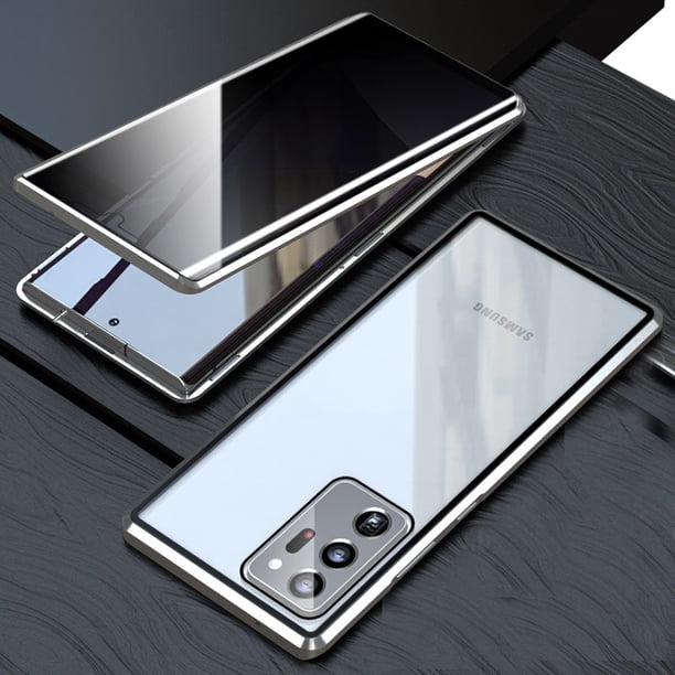 Funda de protección de privacidad de espiando magnético de Metal para Samsung Galaxy Note 20 Ultra S22 S21 Plus S20 Fe 5G funda de teléfono Fundas Coque Tan Jianjun unisex