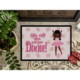 thumbnail image 3 of Carolines Treasures BB5389MAT Ballet Long Hair African American Door Mat Indoor Rug or Outdoor Welcome Mat 18x27 Doormat, 3 of 4