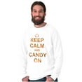thumbnail image 5 of Keep Calm and Candy On Halloween Long Sleeve TShirt Men Women Brisco Brands S, 5 of 6
