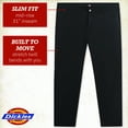 thumbnail image 2 of Dickies Womens Plus Size Work Pants - Mid Rise Skinny Fit Workwear and Casual Trousers Pants for Women, 2 of 7
