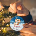 thumbnail image 5 of Personalized Dog's 1st Xmas Ceramic Ornament 2025, Baby Dog's First Christmas Ornament Gift, Customized Choose Name Dog Ornament Keepsake, Cute Dog 1st Xmas Ceramic Ornament Gift for Dog Dad Dog Mom, 5 of 6
