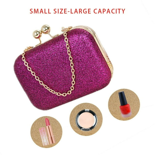 Ladies‘Fashion Ball Head Mini Sequins Dinner Chain Bag