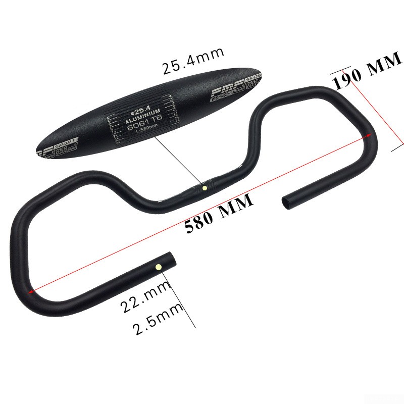 Bicycle Handlebar Aluminum Alloy MTB Mountain Road Bike Butterfly