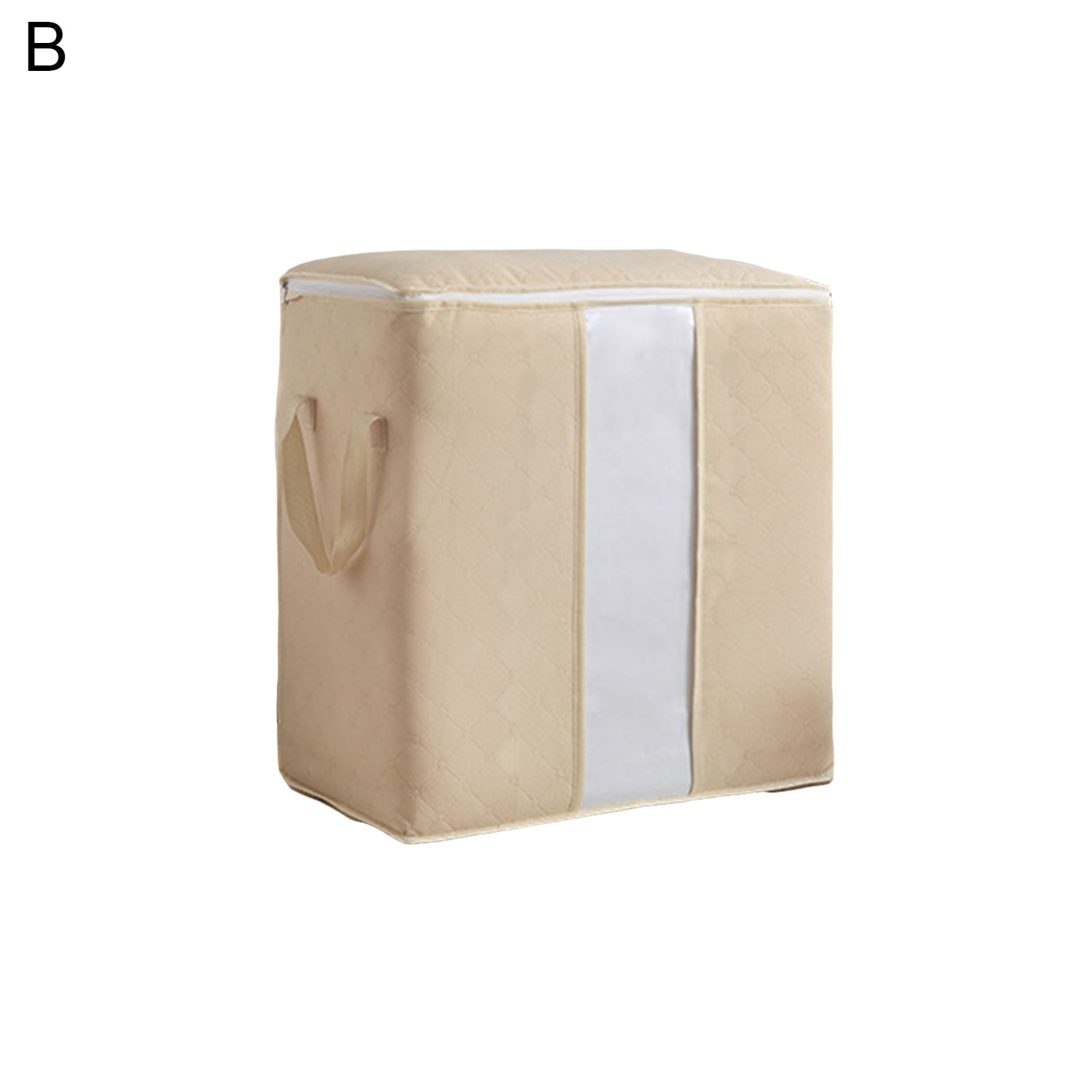 Hadanceo Comforter Storage Bag Reusable Zipper Design Clothes Storage Bag Dustproof Durable for