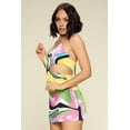 thumbnail image 4 of Multi Color Dress With Front Cut Out, 4 of 5