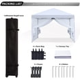 thumbnail image 4 of ABCCANOPY 8 ft x 8 ft Easy Pop up Outdoor Canopy Tent With Netting, White, 4 of 6